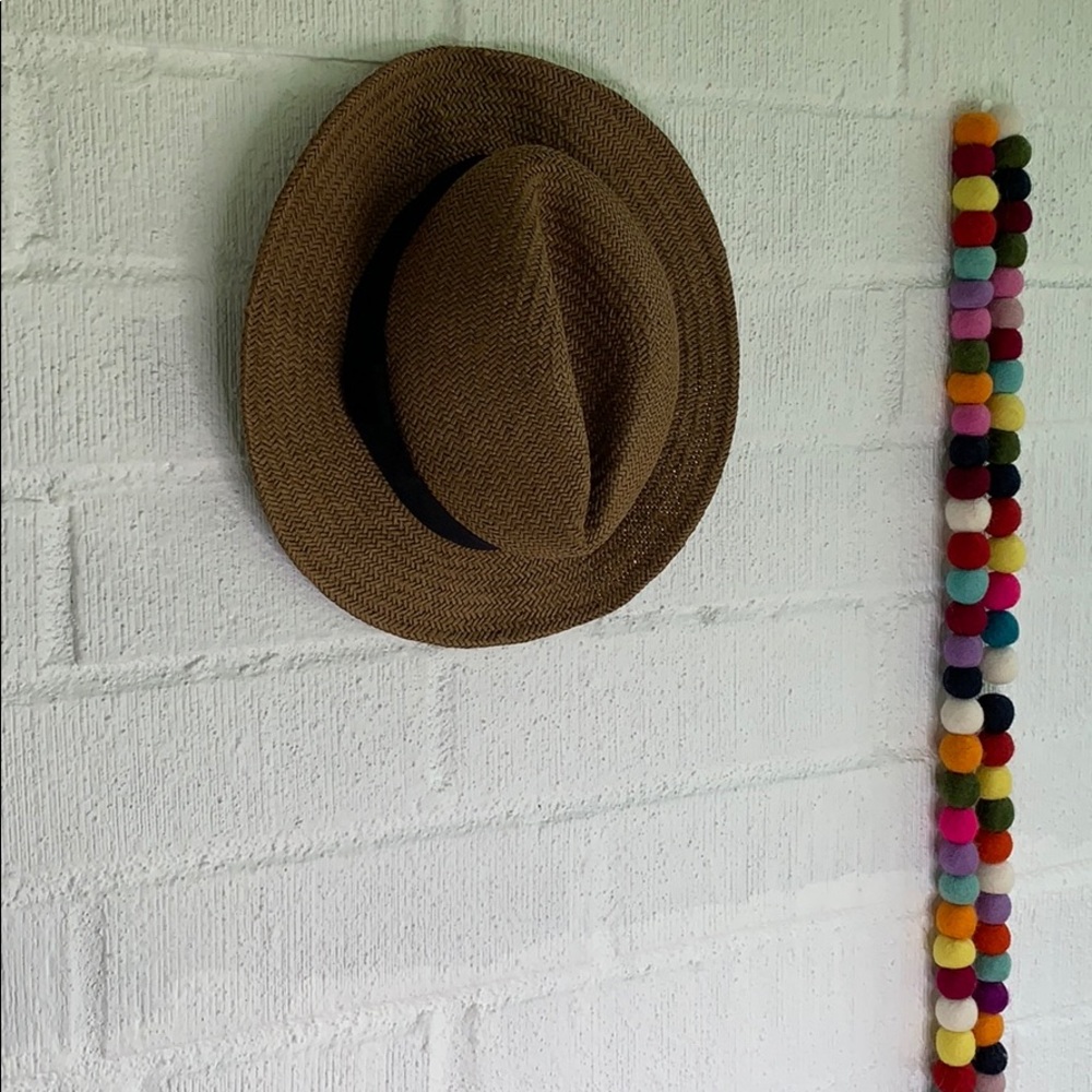 Banana Republic Straw Trilby Hat S/M